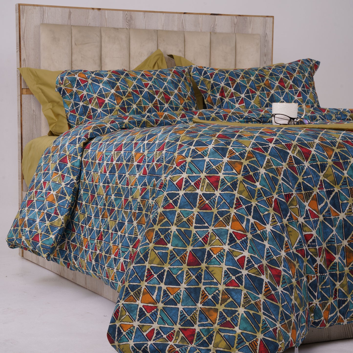 Stained Glass Bed sheet set (3 Pieces)