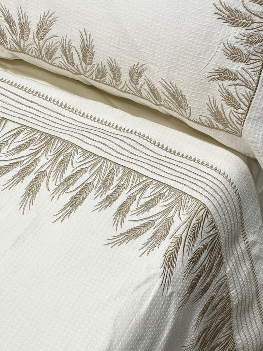 Embroidered Coverlet Set